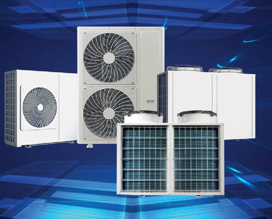 低温型循环加热变频空气源热泵热水机