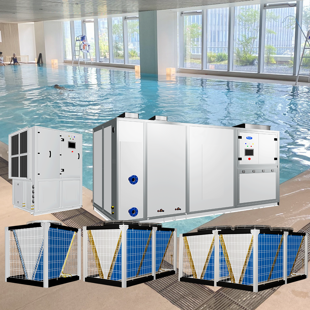 五集一体变频泳池除湿恒温热泵